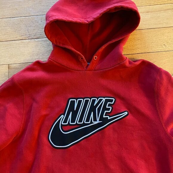 Vintage Nike Sweater XL Red Big Logo - Picture 3 of 5